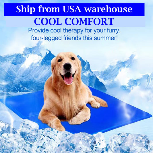 Summer Dogs And Cats Cooling Mat / Pad, No Water Non-Toxic Gel
