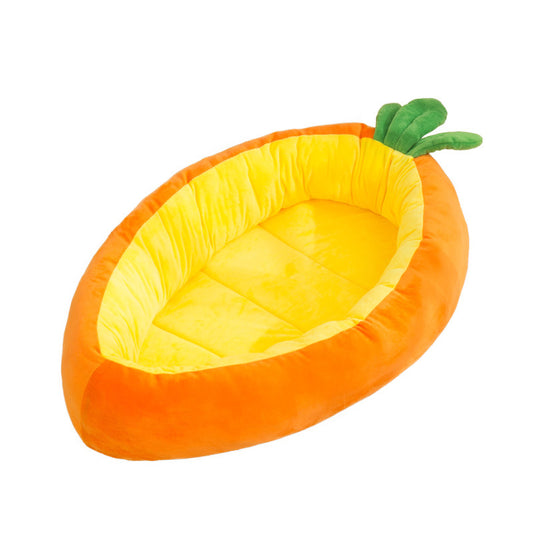 Cute Pet Bed Carrot-shaped Soft and Comfortable for Cat and Small Dogs